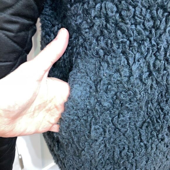 Free People Cozy Nights Sherpa Zip Coat XS - Picture 4 of 8